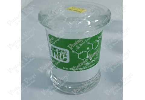 Contains THC Glass Jar