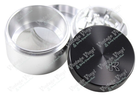 Kannastor Solid Top 2.2" 4 Piece Grinder/Sifter/Storage