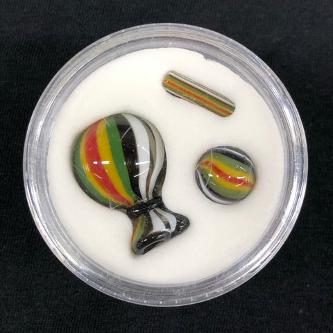 GEAR Premium Money Bag Terp Slurper Heat Bead & Carb Cap Set