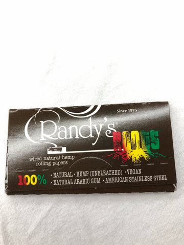 Randy's Roots Hemp Wired Rolling Papers