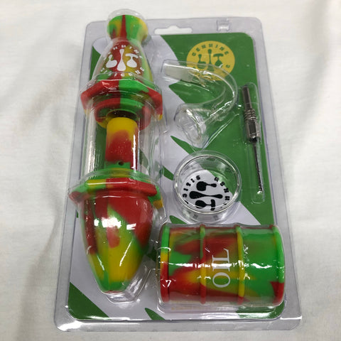 LIT Silicone Concentrate Collector With Titanium Nail