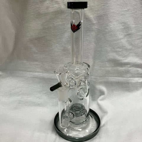 Red Eye Glass 10” Tall Outer Limits Glass Bong