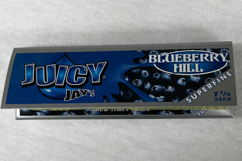 Juicy Jay's Superfine 1 1/4 Blueberry Hill Flavored Rolling Papers