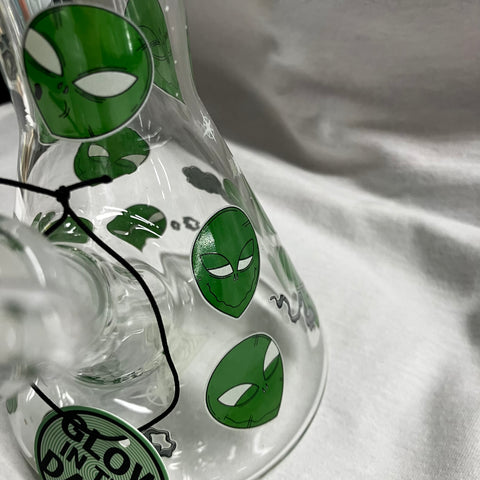 Red Eye Glass 10" Glow-In-The-Dark Alien
