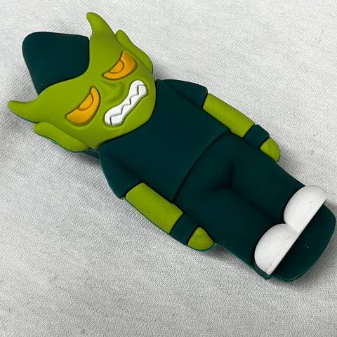 LIT Silicone 3" Goblin Hand Pipe with Glass Bowl