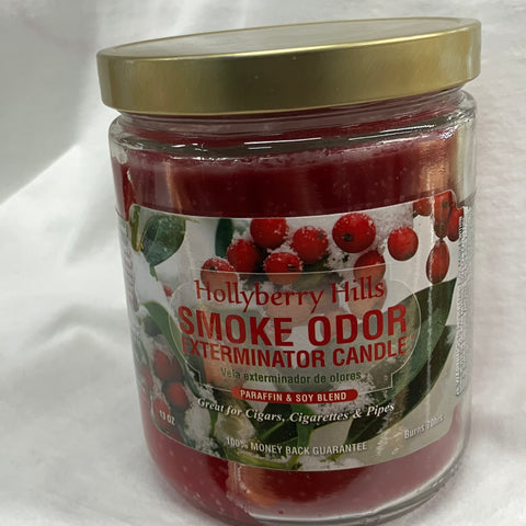 Hollyberry Hills Odor Exterminator Candle