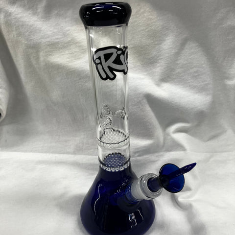 Irie 9.5" Tube w/ Ice Catcher and Honey Comb Perk Bong