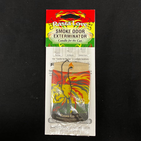 Rasta Love Smoke Odor Exterminator Car Freshener