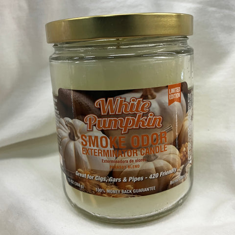 White Pumpkin Odor Exterminator Candle