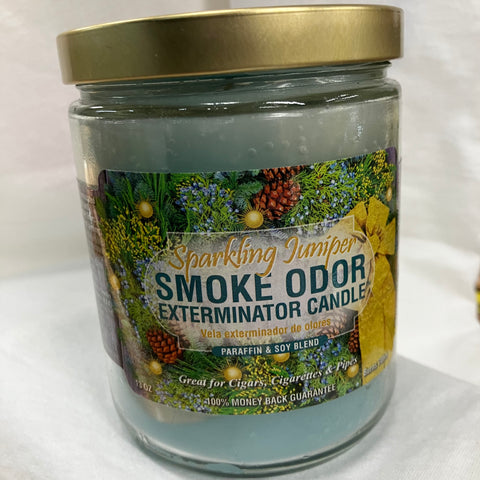Sparkling Juniper Odor Exterminator Candle