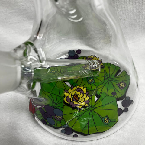 Red Eye Glass 10" Brain Frog