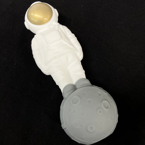 SilicLab Silicone 5" Astronaut Hand Pipe w/ Glass Bowl