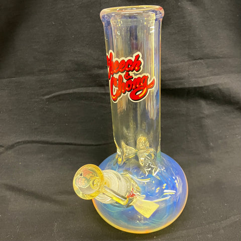 Cheech & Chong Glass 9" Tall 7mm Thick Ralph Bubble Tank Tube w/14mm Joint
