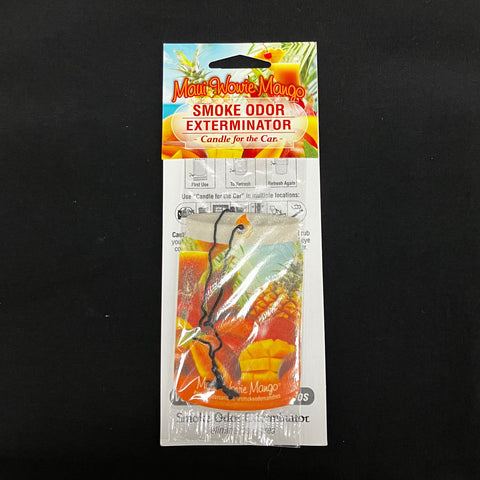 Maui Wowie Mango Smoke Odor Exterminator Car Freshener