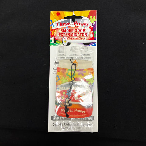 Flower Power Smoke Odor Exterminator Car Freshener