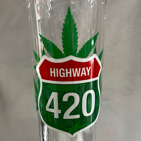Red Eye Glass 12" Highway 420