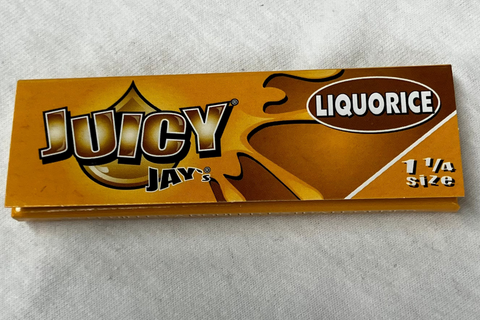 Juicy Jay's Liquorice Flavored 1 1/4 Size Rolling Papers