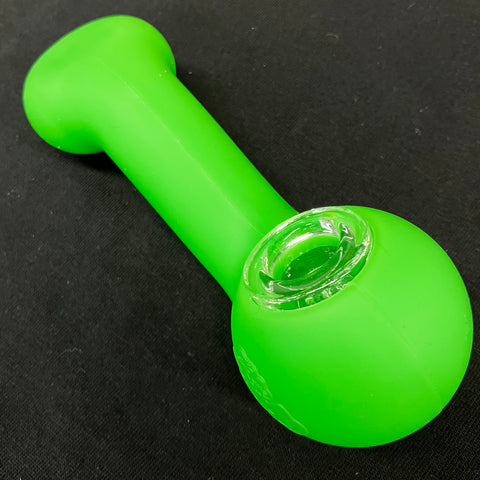 LIT Silicone 5.5" Phatty Sherlock Hand Pipe w/ Glass Bowl