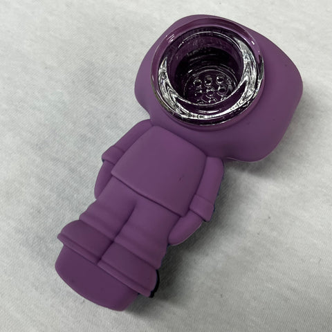 LIT Silicone 3" Zombie Hand Pipe with Glass Bowl