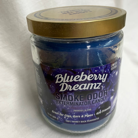 Blueberry Dreamz Odor Exterminator Candle