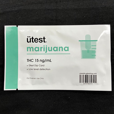UTest Single Panel Marijuana THC 15 ng/mL Drug Test