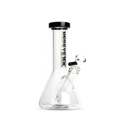 Red Eye Tek 8" Tall Splash Beaker Tube W/ Flat Mouthpiece