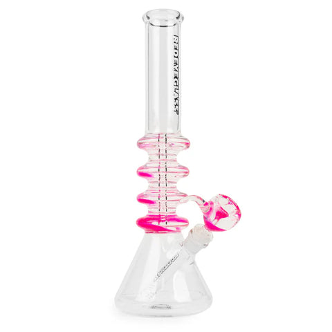 Red Eye Glass 14" Sparkle Liquid Tube