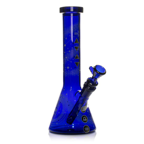 Red Eye Glass 10" Air Element Glow-in-the-Dark Beaker Base