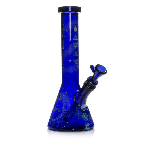 Red Eye Glass 10" Water Element Glow-in-the-Dark Beaker Base