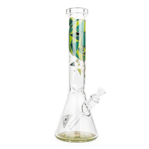 Red Eye Glass 15” Tall Bear Beaker Tube