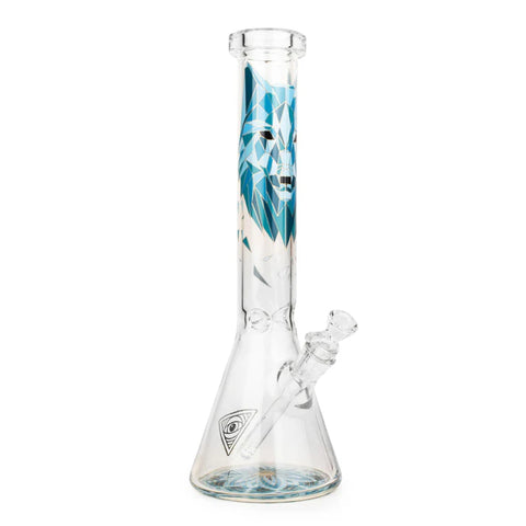 Red Eye Glass 15” Tall Wolf Beaker Tube