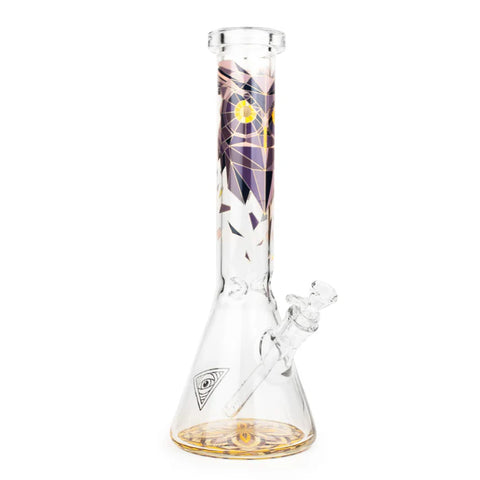 Red Eye Glass 15” Tall Owl Beaker Tube