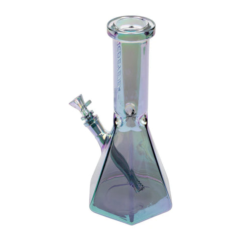 Red Eye Tek 10" Tall  Hex Base Beaker Tube w/ Metallic Terminator Finish
