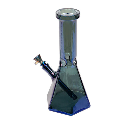 Red Eye Tek 10" Tall  Hex Base Beaker Tube w/ Metallic Terminator Finish