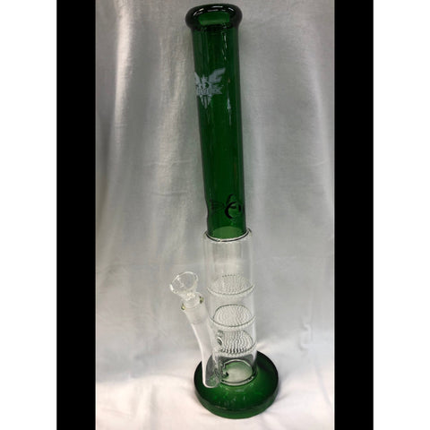 Red Eye Tek 20" Tall 7MM Oil Can Tube w/ 3 Honeycomb Percs