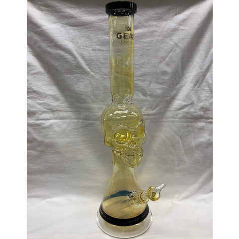 GEAR Premium 18" Tall Tuxedo Skull Beaker Tube With Black Accents