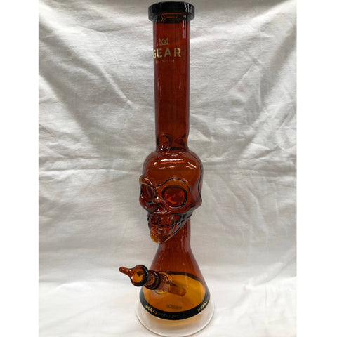 GEAR Premium 18" Tall Tuxedo Skull Beaker Tube With Black Accents