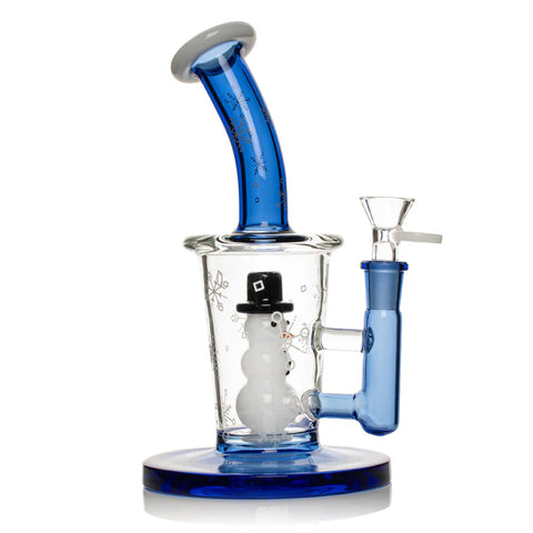 Red Eye Glass 8" Snowman