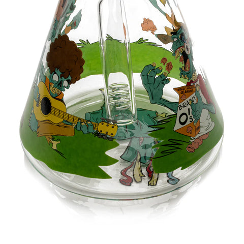Red Eye Glass 10" Bong of the Living Dead