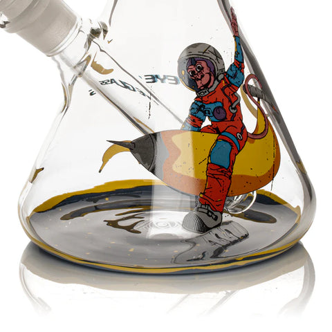 Red Eye Glass 10" Space Monkey