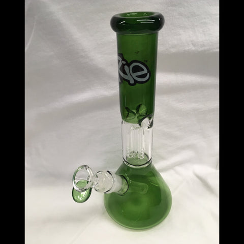 Irie 10” Tall Beaker Tube w/ 4-Arm Tree Perc
