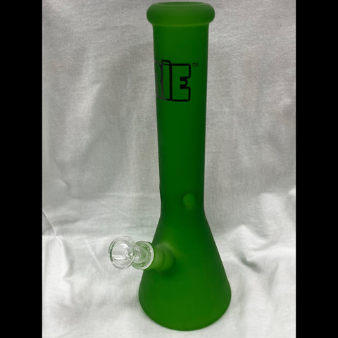 Irie 12” Tall Frosted Day Glow Beaker
