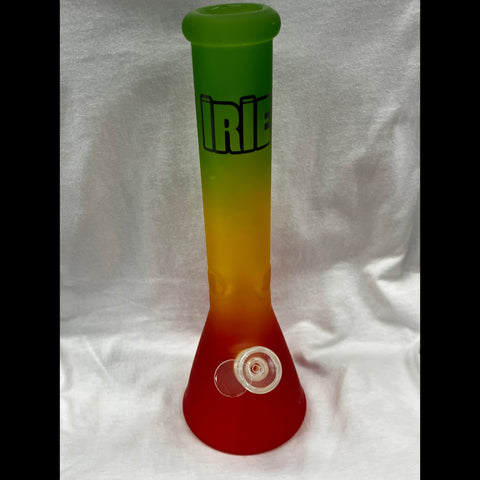 Irie 12” Tall Frosted Day Glow Beaker