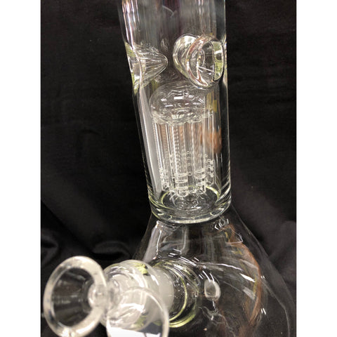 Irie 16" Tall Clear Jammer Dual Chamber Beaker