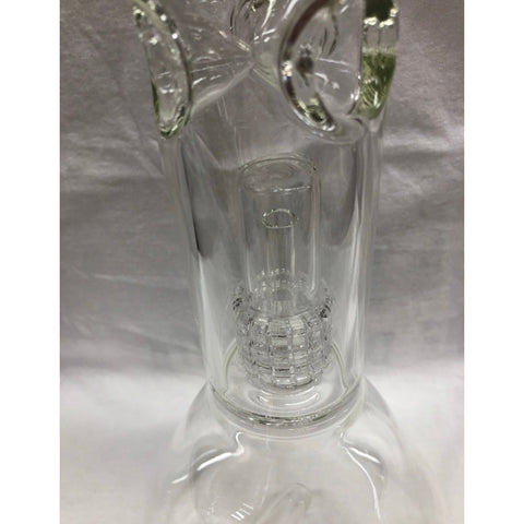 Irie 16" Tall Clear Jammer Dual Chamber Beaker