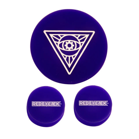 Red Eye Glass/Red Eye Tek Silicone Water Pipe Cleaning Caps