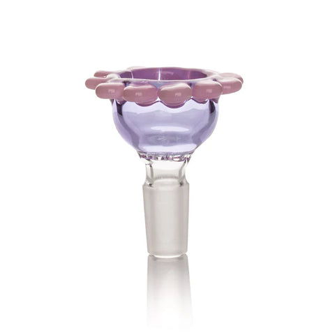 Red Eye Glass 14mm Flower Pull-Out