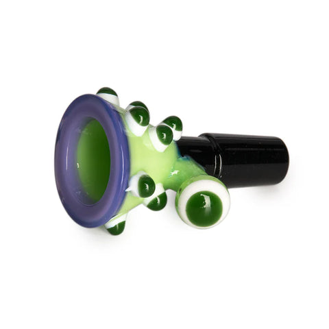 Red Eye Glass 14mm Pop Art Cone Pull-Out