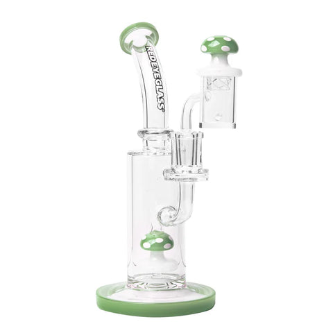 Red Eye Glass 8" Funguy Concentrate Rig Set