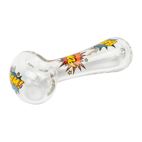Red Eye Glass 4" Hero Hand Pipe